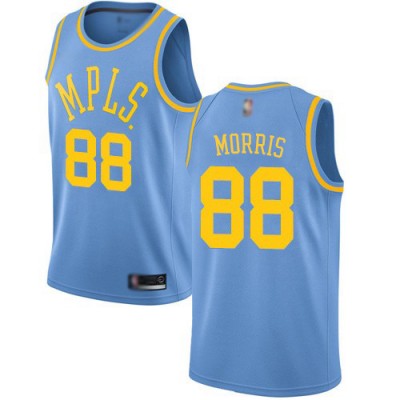 Nike Los Angeles Lakers #88 Markieff Morris Royal Blue Youth NBA Swingman Hardwood Classics Jersey